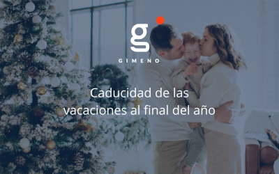Caducidad de las vacaciones al final del año