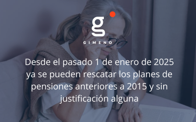 Desde el pasado 1 de enero de 2025 ya se pueden rescatar los planes de pensiones anteriores a 2015 y sin justificación alguna