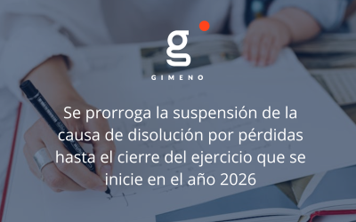 Se prorroga la suspensión de la causa de disolución por pérdidas hasta el cierre del ejercicio que se inicie en el año 2026
